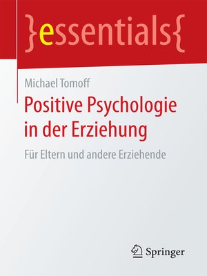 cover image of Positive Psychologie in der Erziehung